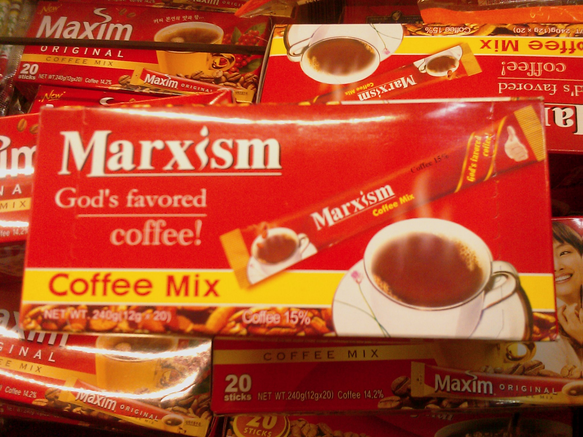 Marxism Coffee: God's favored brand!